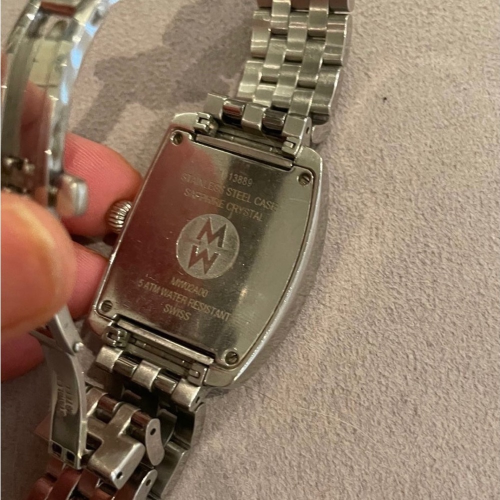 Michele Silver Stainless Steel Women's Watch - Picture 8 of 14